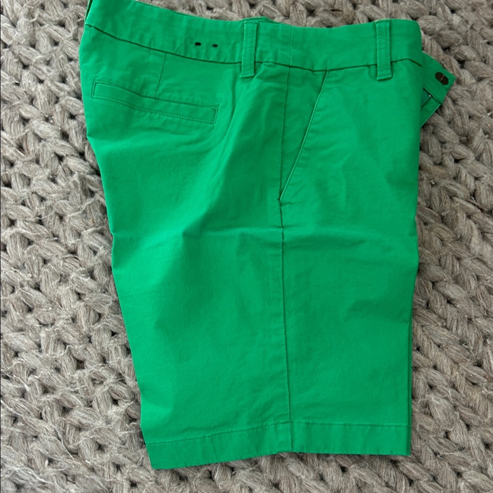 J. Crew Bright Green women’s  Flat Front Shorts